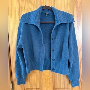 J. Crew Women's Blue Cardigan Sweater